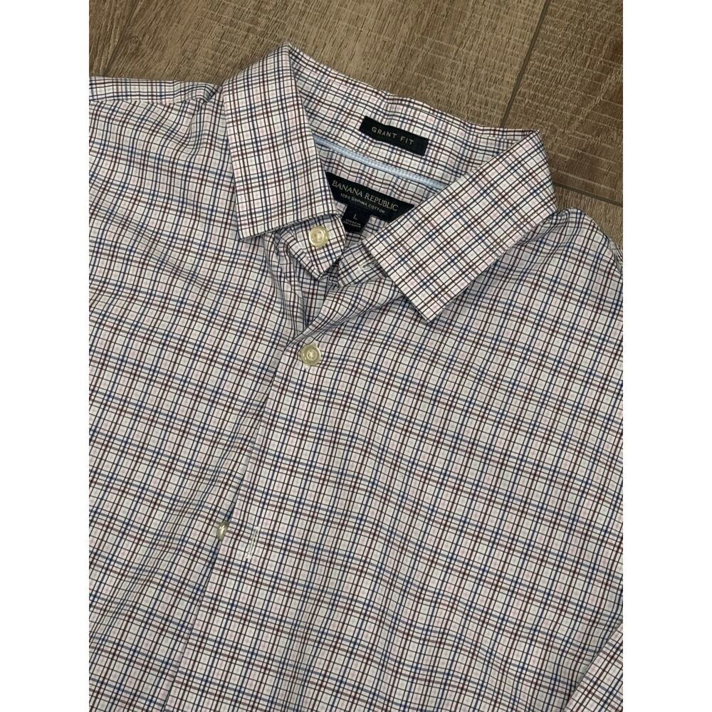 BANANA REPUBLIC - Men's Long Sleeve Button-Down - Large